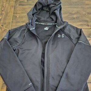 Under Armour Storm Boys Full Zip Hooded Jacket, Size M